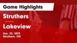 Struthers  vs Lakeview  Game Highlights - Jan. 23, 2023