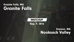 Matchup: Granite Falls High vs. Nooksack Valley  2016