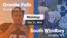 Matchup: Granite Falls High vs. South Whidbey  2016