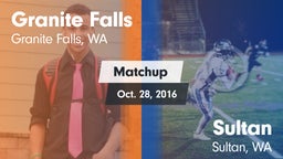 Matchup: Granite Falls High vs. Sultan  2016