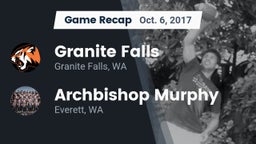 Recap: Granite Falls  vs. Archbishop Murphy  2017