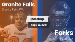 Matchup: Granite Falls High vs. Forks  2018