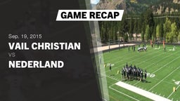 Recap: Vail Christian vs. Nederland  2015