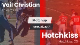 Matchup: Vail Christian High  vs. Hotchkiss  2017