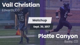 Matchup: Vail Christian High  vs. Platte Canyon  2017