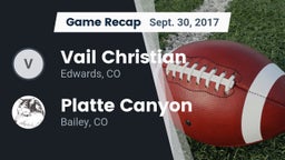 Recap: Vail Christian  vs. Platte Canyon  2017