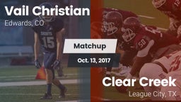 Matchup: Vail Christian High  vs. Clear Creek  2017