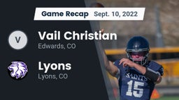 Recap: Vail Christian  vs. Lyons  2022