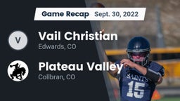 Recap: Vail Christian  vs. Plateau Valley  2022
