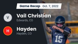 Recap: Vail Christian  vs. Hayden  2022