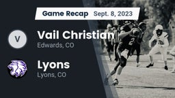 Recap: Vail Christian  vs. Lyons  2023