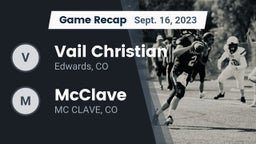 Recap: Vail Christian  vs. McClave  2023
