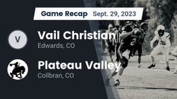 Recap: Vail Christian  vs. Plateau Valley  2023