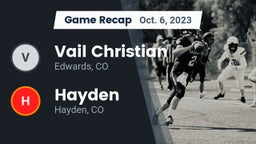 Recap: Vail Christian  vs. Hayden  2023