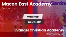 Matchup: Macon-East vs. Evangel Christian Academy  2017