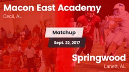 Matchup: Macon-East vs. Springwood  2017