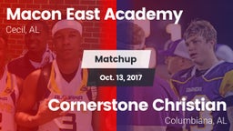 Matchup: Macon-East vs. Cornerstone Christian  2017