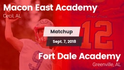 Matchup: Macon-East vs. Fort Dale Academy  2018