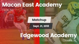 Matchup: Macon-East vs. Edgewood Academy  2018