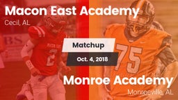 Matchup: Macon-East vs. Monroe Academy  2018