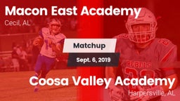 Matchup: Macon-East vs. Coosa Valley Academy  2019