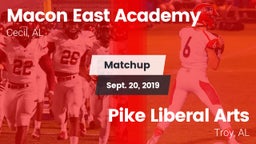 Matchup: Macon-East vs. Pike Liberal Arts  2019