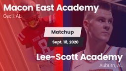 Matchup: Macon-East vs. Lee-Scott Academy 2020