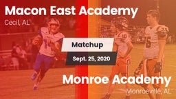 Matchup: Macon-East vs. Monroe Academy  2020