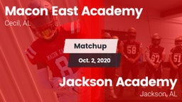 Matchup: Macon-East vs. Jackson Academy  2020