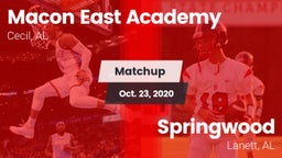 Matchup: Macon-East vs. Springwood  2020