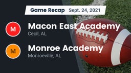 Recap: Macon East Academy  vs. Monroe Academy  2021