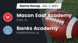 Recap: Macon East Academy  vs. Banks Academy 2021