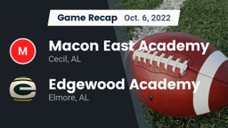 Recap: Macon East Academy  vs. Edgewood Academy  2022