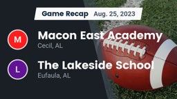 Recap: Macon East Academy  vs. The Lakeside School 2023