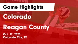 Colorado  vs Reagan County  Game Highlights - Oct. 17, 2023