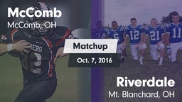Matchup: McComb  vs. Riverdale  2016