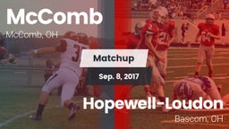 Matchup: McComb  vs. Hopewell-Loudon  2016