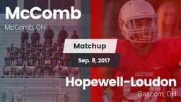 Matchup: McComb  vs. Hopewell-Loudon  2017