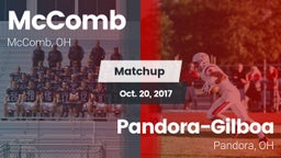 Matchup: McComb  vs. Pandora-Gilboa  2017