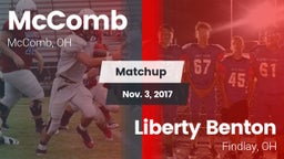 Matchup: McComb  vs. Liberty Benton  2017