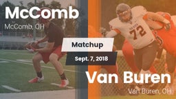 Matchup: McComb  vs. Van Buren  2018