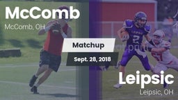 Matchup: McComb  vs. Leipsic  2018