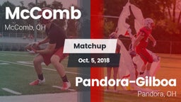 Matchup: McComb  vs. Pandora-Gilboa  2018