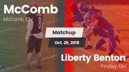 Matchup: McComb  vs. Liberty Benton  2018