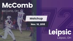 Matchup: McComb  vs. Leipsic  2018
