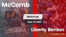 Matchup: McComb  vs. Liberty Benton  2020