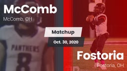 Matchup: McComb  vs. Fostoria  2020