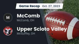 Recap: McComb  vs. Upper Scioto Valley  2023