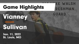 Vianney  vs Sullivan  Game Highlights - Jan. 11, 2022