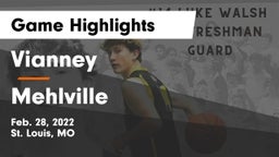 Vianney  vs Mehlville  Game Highlights - Feb. 28, 2022